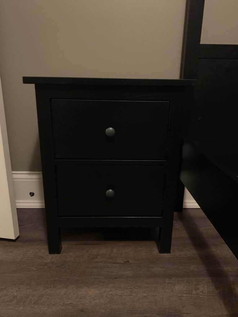 IKEA HEMNES nightstand assembly