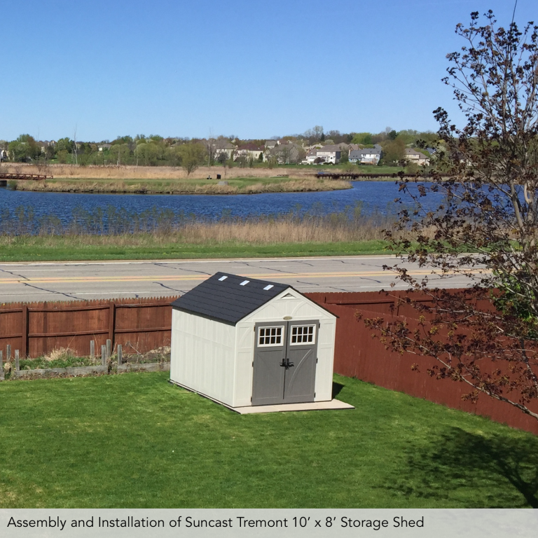 Storage shed assembly