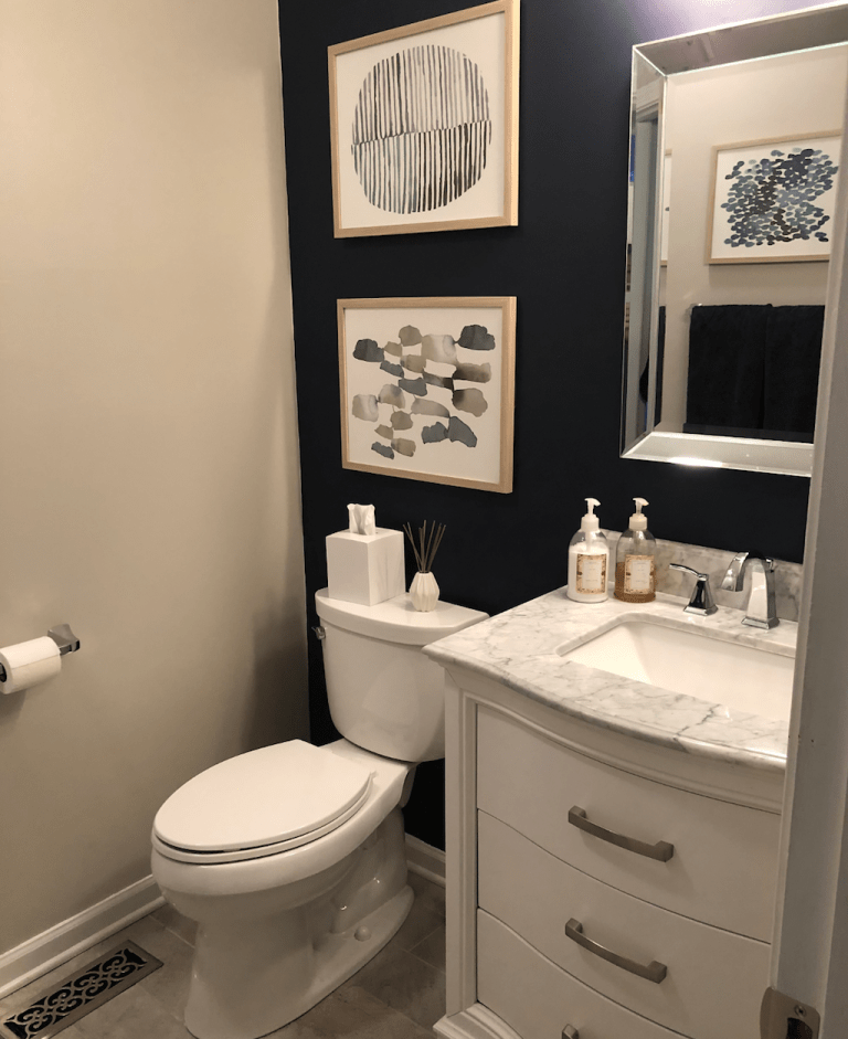 Powder room renovation