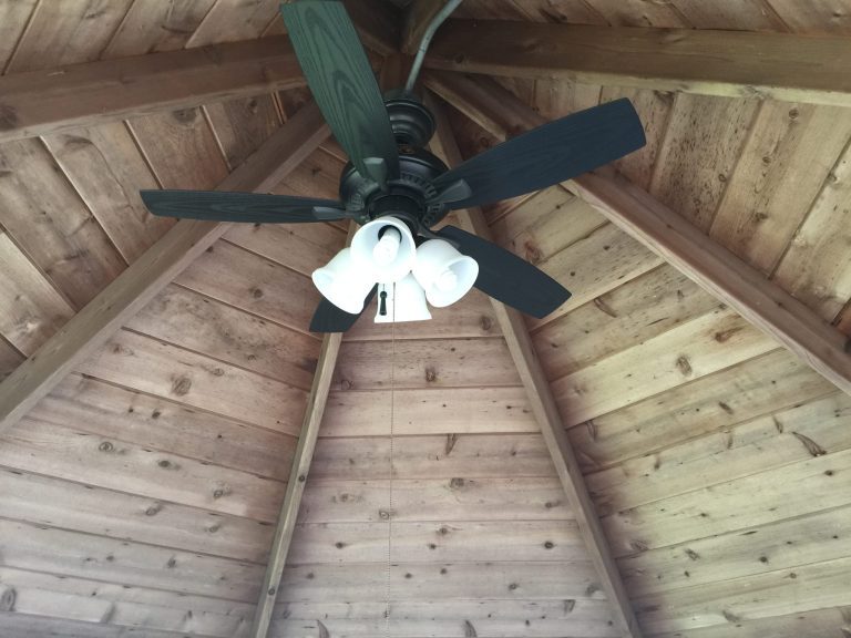 Gazebo ceiling fan replacement