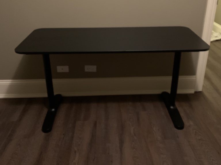 IKEA BEKANT table assembly