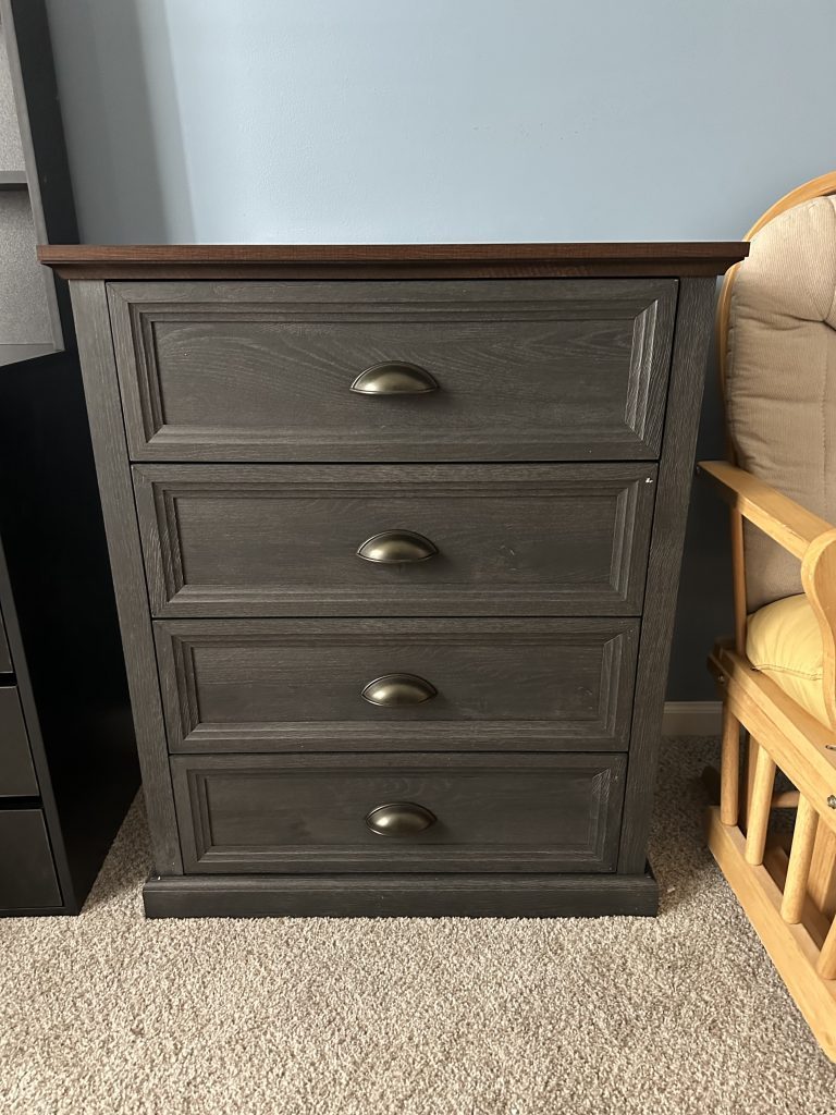 Dresser and makeup vanity assembly