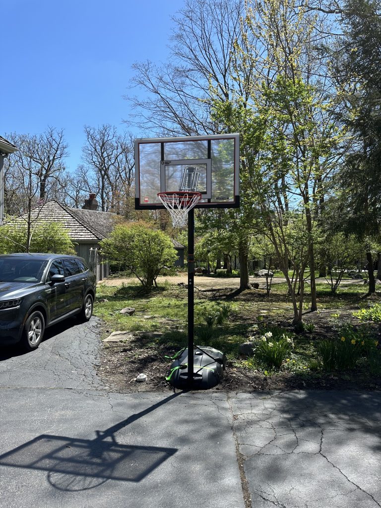 Lifetime portable basketball hoop