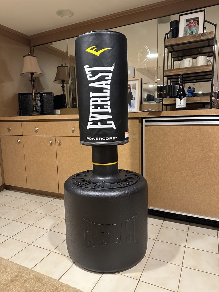 Assembly of Everlast freestanding heavy bag