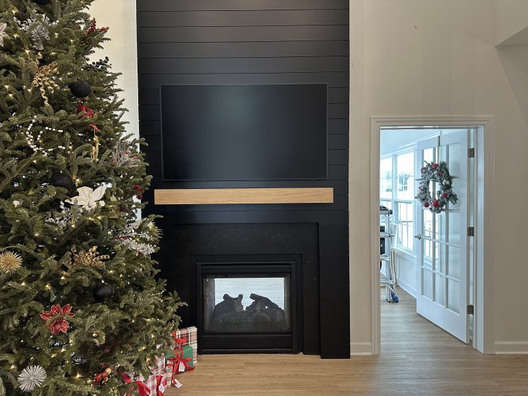 Mounting 65-inch Samsung “The Frame” TV over fireplace