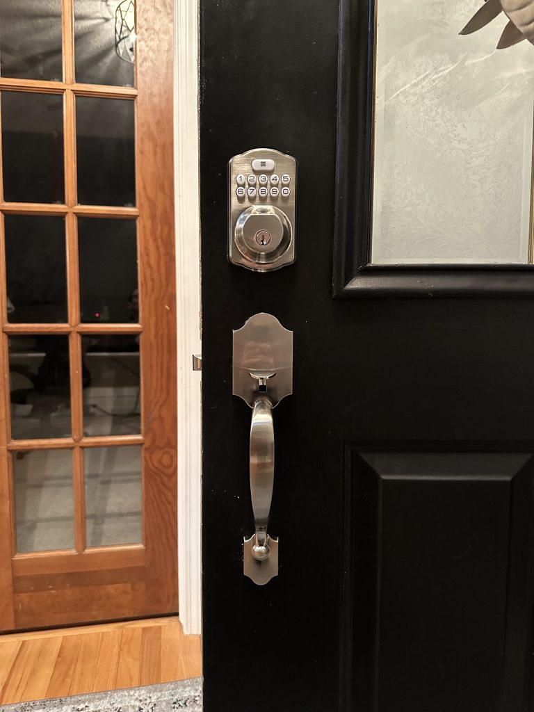 Installation of keyless digital deadbolts