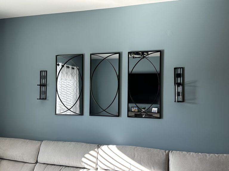 Mounting curtains and artwork