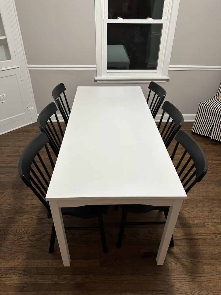 IKEA storage bed, table and chairs assembly