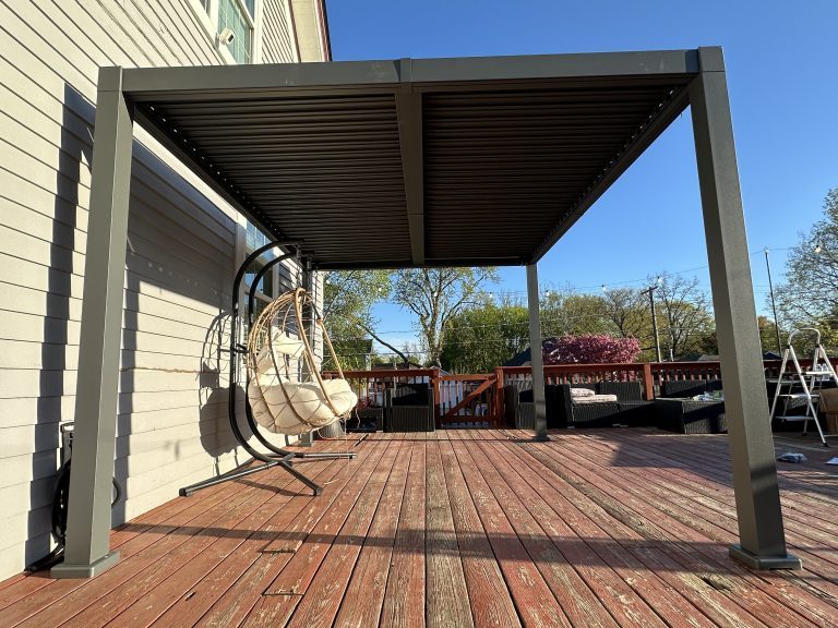 Assembly of 10×12 pergola