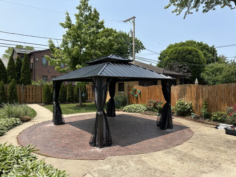 Assembly of 12×14 aluminum gazebo