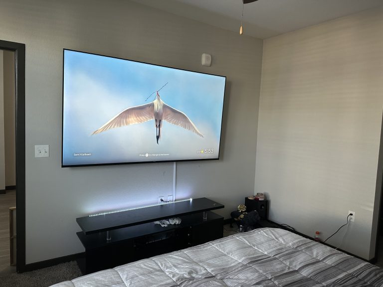 Mounting of two 85″ TVs