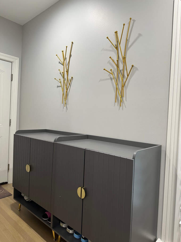 Two coat rack installations