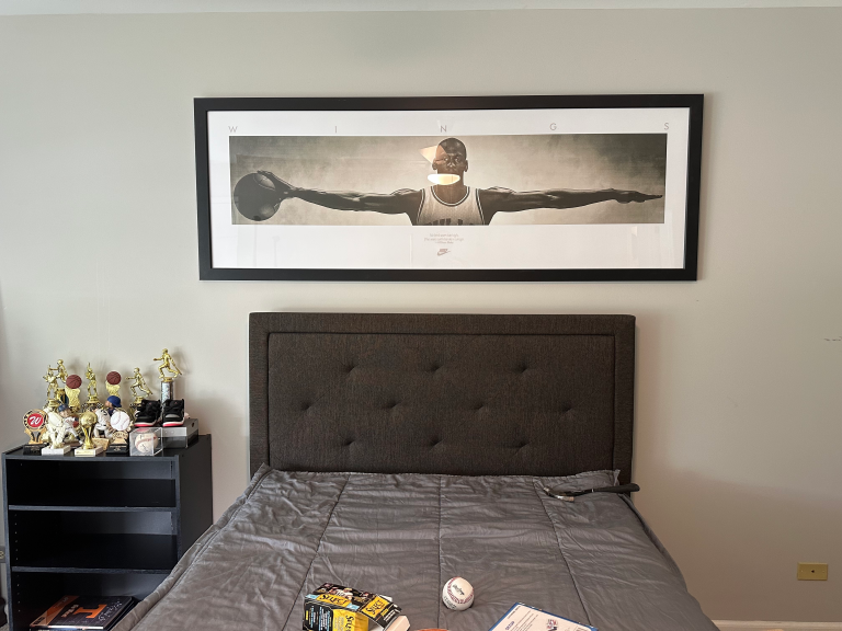 Mounting shelves and pictures