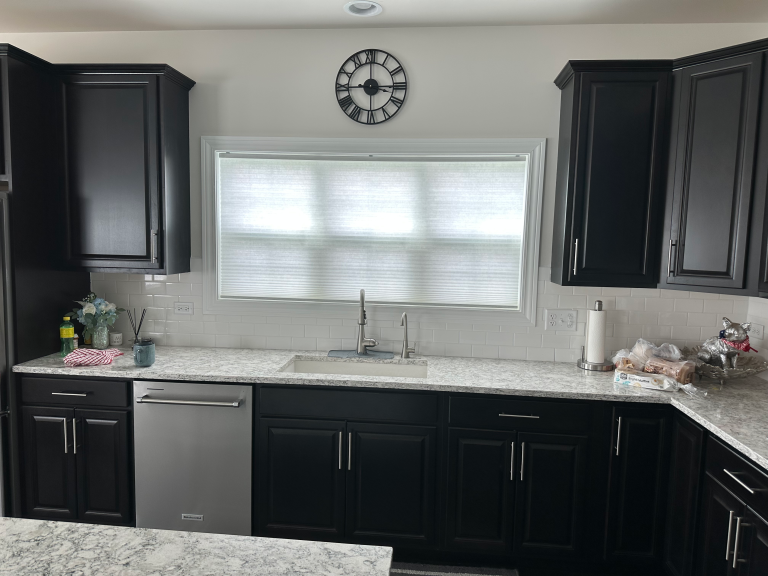 Mounting of paper shades