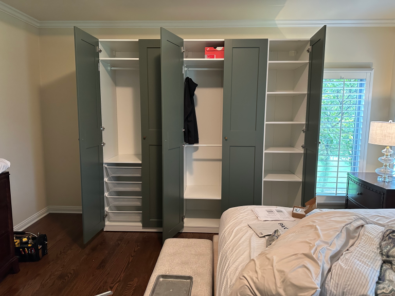 IKEA PAX wardrobe assembly