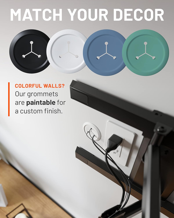 ECHOGEAR Wall Cable Hiders for Cable Management