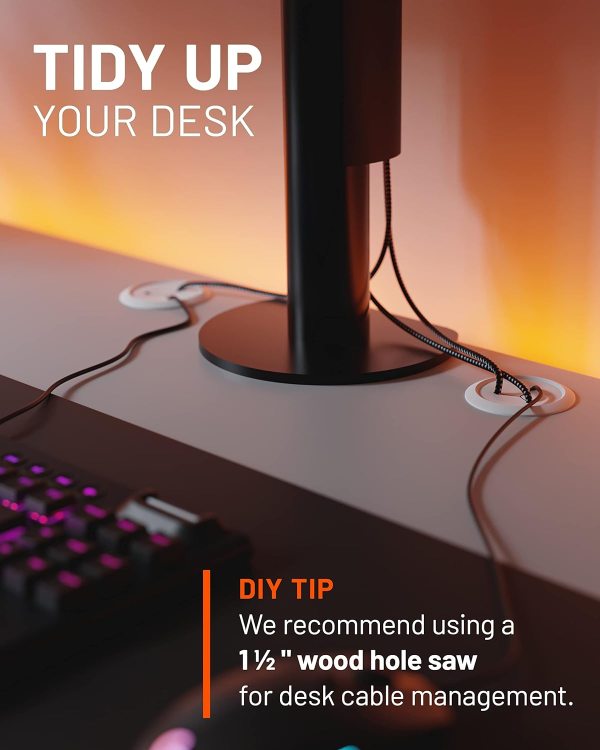 ECHOGEAR Wall Cable Hiders for Cable Management