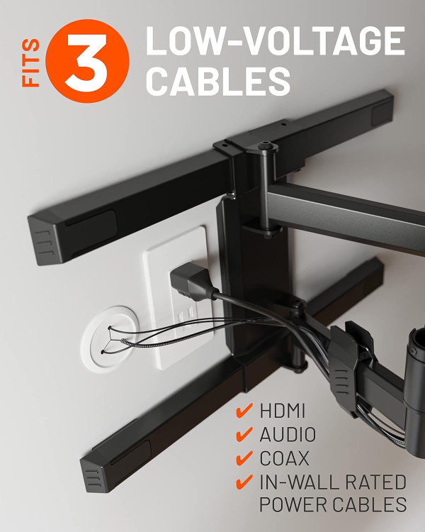 ECHOGEAR Wall Cable Hiders for Cable Management