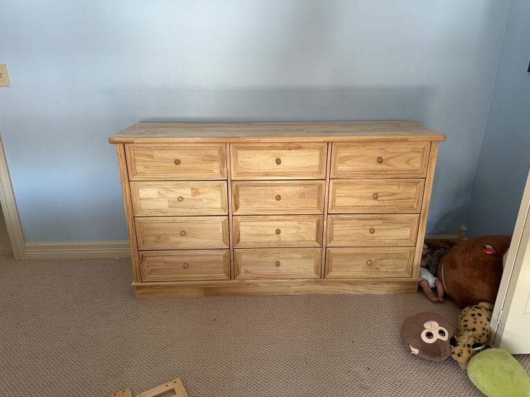 12-drawer dresser assembly