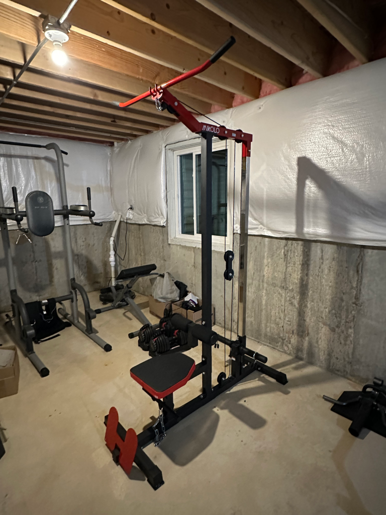 Assembly of home gym