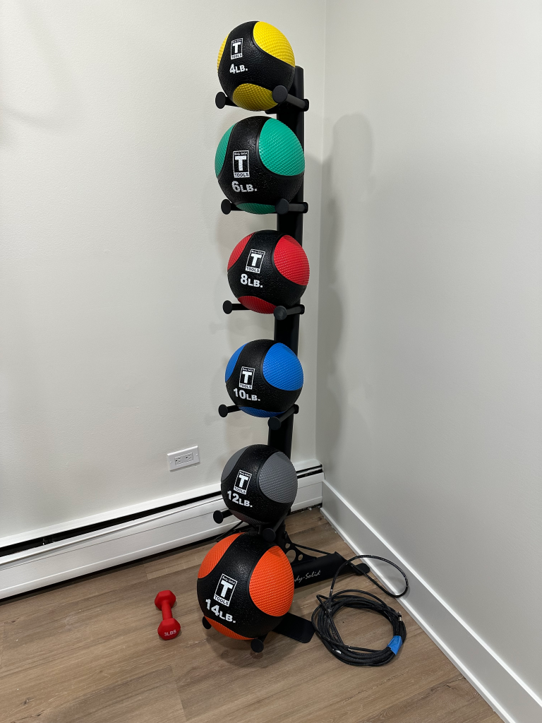 Fitness equipment assembly