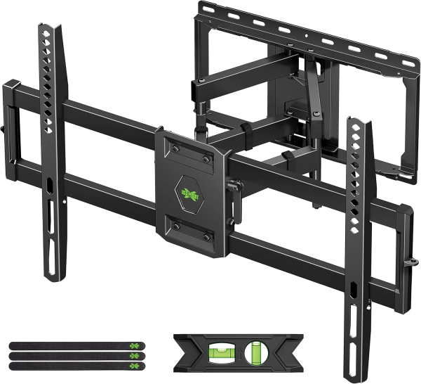 Full Motion TV Wall Mount for Most 42-90 inch TVs