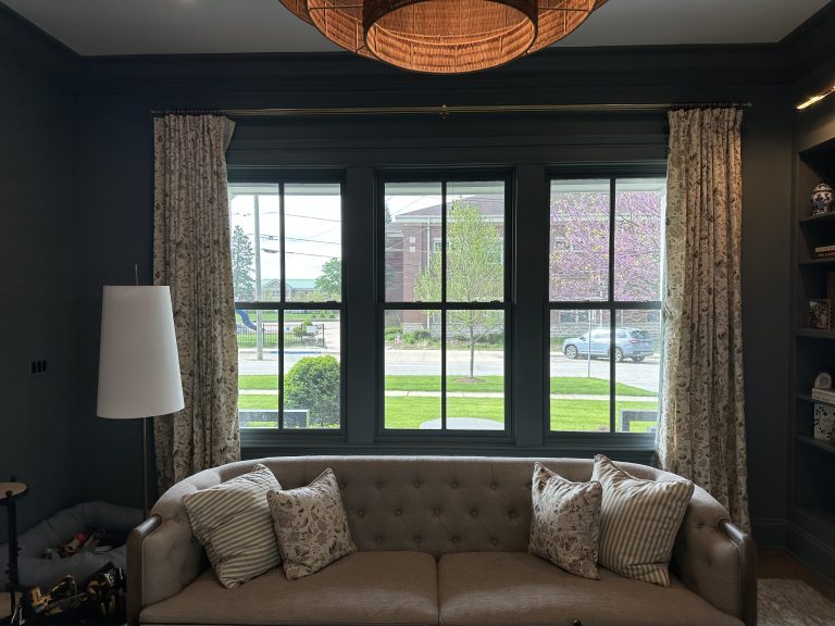 Mounting of curtain rods and pictures