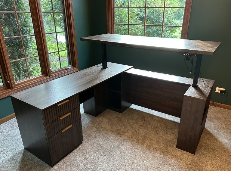 Standup Executive Desk Assembly