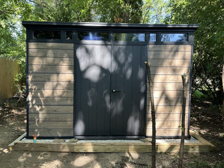 Assembly of 11×7 Keter Artisan shed